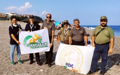 Federcaccia Catania con il Coordinamento Regionale delle Federcacciatrici donne impegnati in una operazione di tutela Ambientale nel Comuna di Mascali